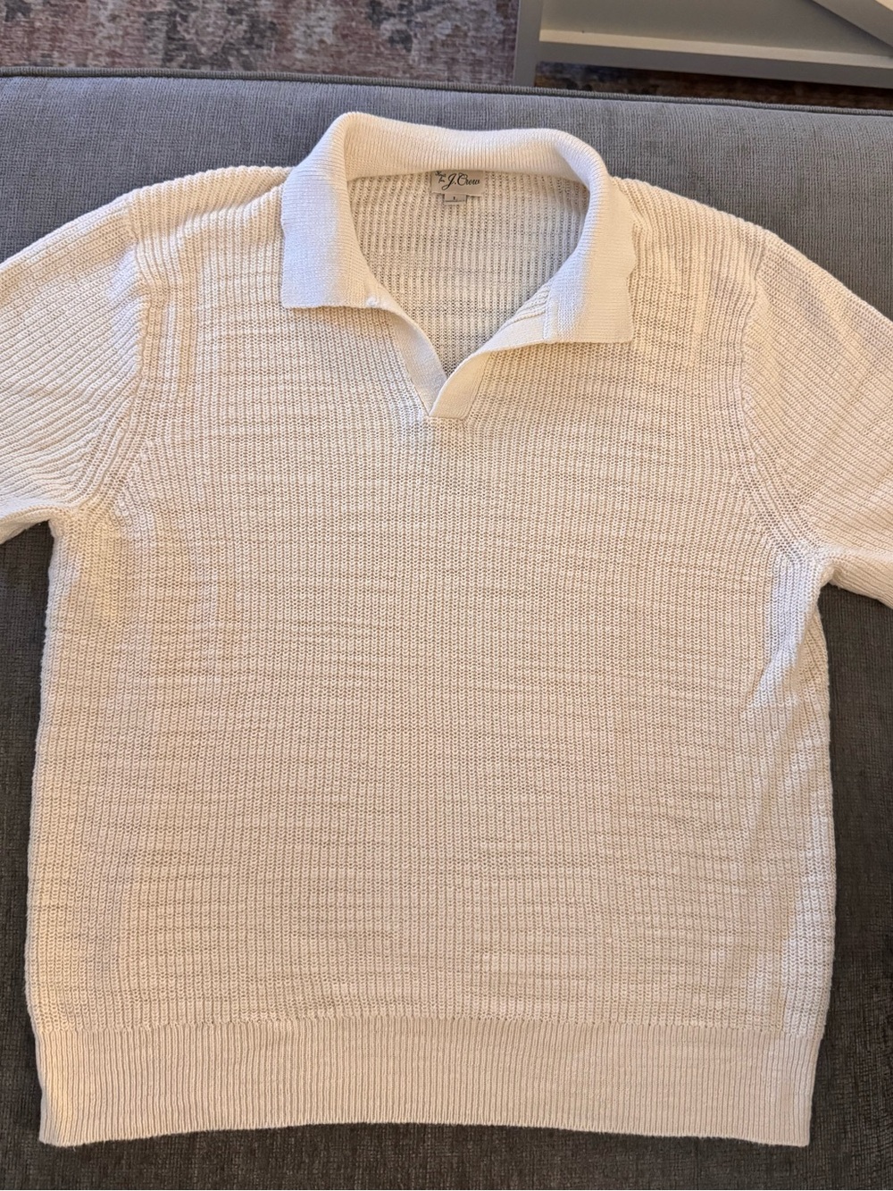 J. Crew short sleeve sweater polo